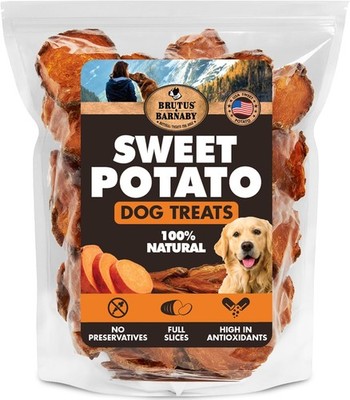 BRUTUS & BARNABY Sweet Potato Dog Treats   Support 5 Pound (Pack of 1) 