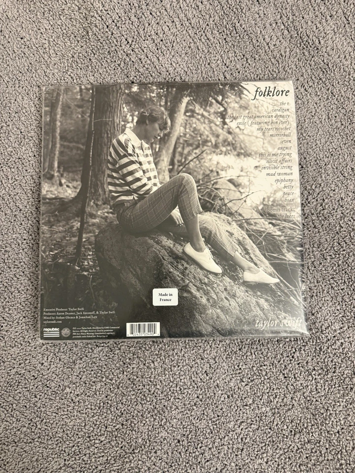 Taylor Swift - Folklore - Meet Me Behind The Mall - Marbled Made In France Vinyl - Image 3 of 4