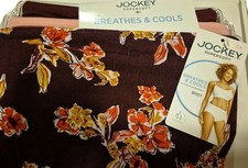 Nwt 3 PK Jockey Breathes  Cools Modal Briefs Full Cut Panty Underwear 6/Medium