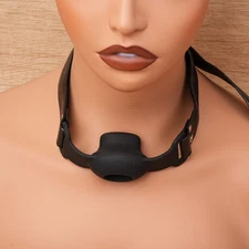 Restraint Oral Mouth Gag Head Harness Drooling BDSM Plug for Couple Women Men