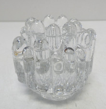 VINTAGE KOSTA BODA POLAR GORAN WARFF SWEDEN ORNATE MID-CENTURY CANDLE HOLDER