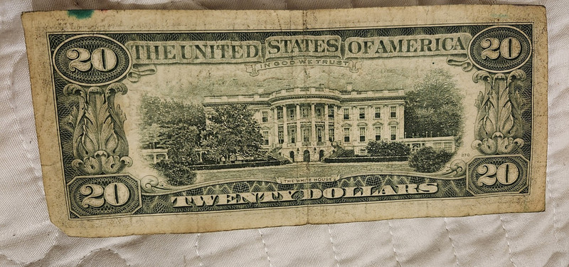 1988A Series $20 Federal Reserve Note Banknote Serial F76512207B