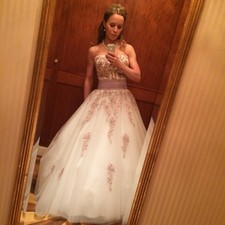 Elegantes Ballkleid / Abendkleid Gr. S mit Re...