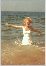 Marilyn Monroe Beach Postcard by Sam Shaw Vintage Photo Classico San Francisco