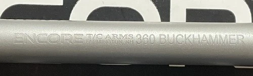 THOMPSON CENTER ENCORE & PRO HUNTER 360 BUCKHAMMER SS THREADED 26" BARREL 8250R video thumbnail