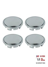 Chrome 4pcs 56mm Car Wheel Center Caps Hub Tyre Rim Hub Cap Cover ABS Universal