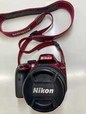 Nikon D3300 Red DSLR Camera Kit with Zoom Lens, Used, Excellent Cond Japan