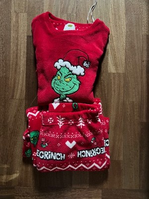 The Grinch Fleece Pyjama oder Hausanzug Damen Gr. XL