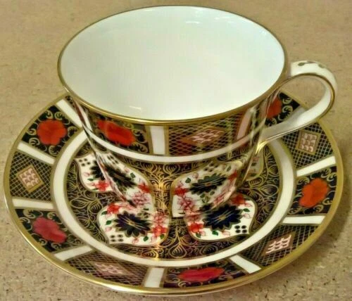 Royal Crown Derby Porcelain Original Tea Cups&Saucers