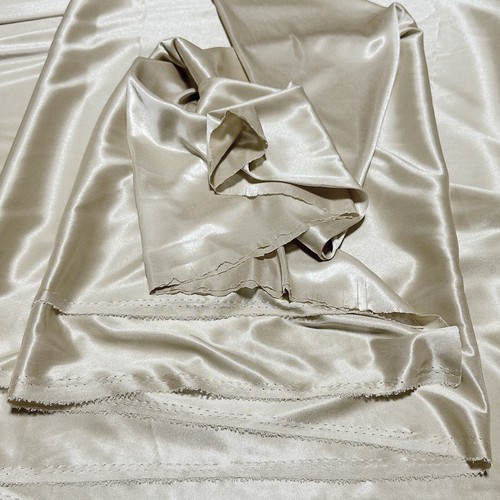 SHINY SILKY STRETCH POLY SATIN FABRIC WEDDING TABLECLOTHS CURTAIN DRAPERY 17 YDS - Picture 22 of 69