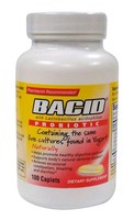 Bacid With Lactobacillus Acidophilus, Probiotic, 100-caplets Bottles By Bacid Bacid With Lactobacillus Acidophilus, Probiotic, 100-caplets Bottles By Bacid