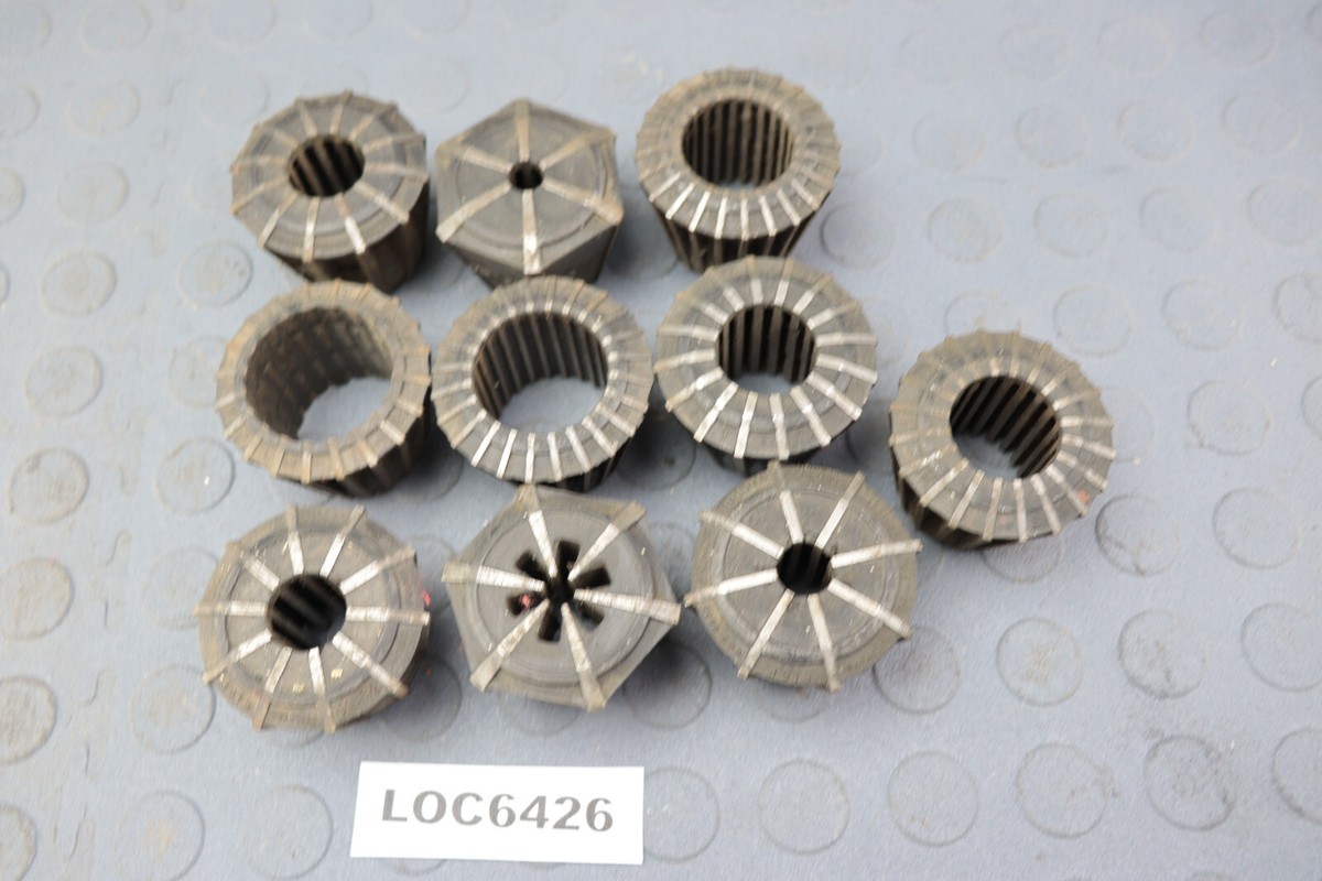 JACOBS J 900 SERIES RUBBER FLEX LATHE COLLETS LOT OF 10 LOC6426 | eBay