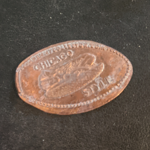 Hot Dog Chicago Style - Press Coin Elongated Penny Souvenir