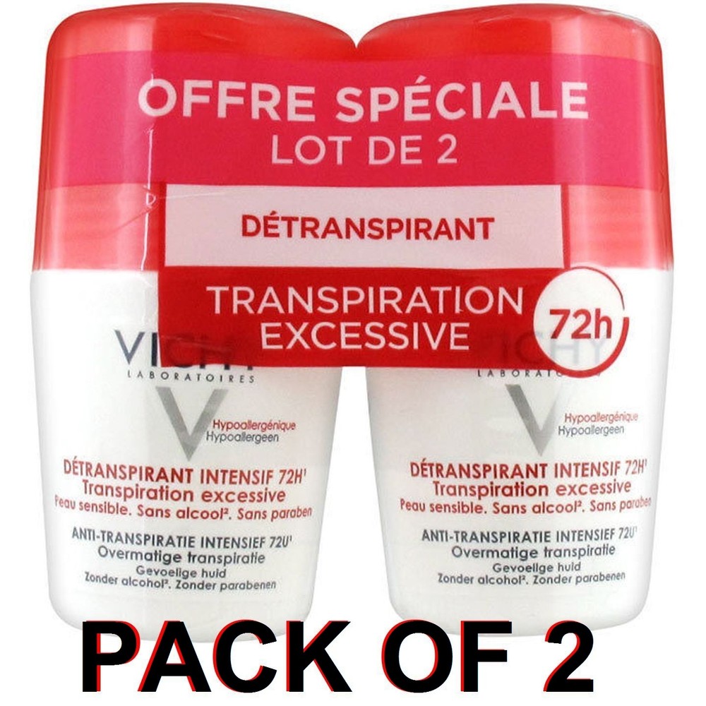 Vichy Stress Resist 72h Anti-Perspirant Roll-On 2x50ml