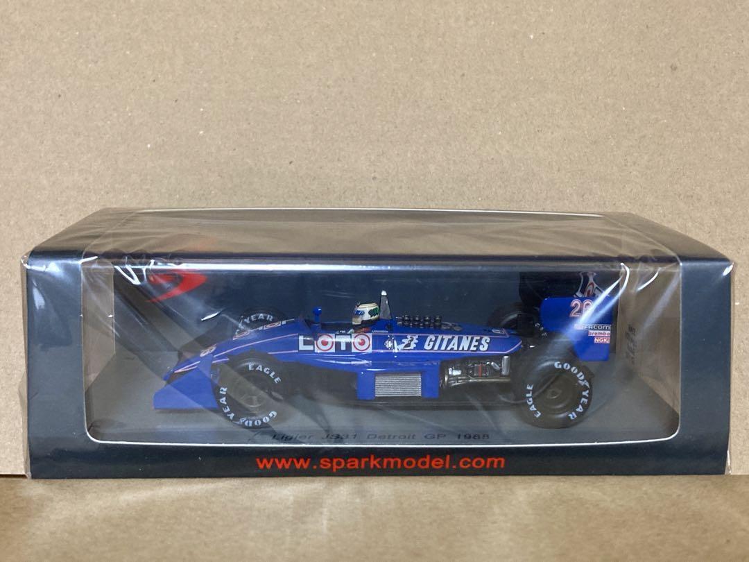 1/43リジェJS31デトロイトGP1988 スパーク Spark 1/43 Ligier JS31 Detroit GP1988 | eBay