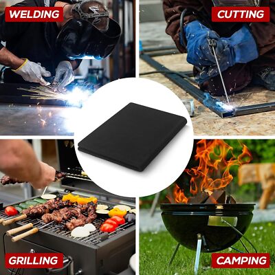 Carbon Fiber Welding Blanket Fireproof Glass Auto Body Repair Camp Wood Stove US