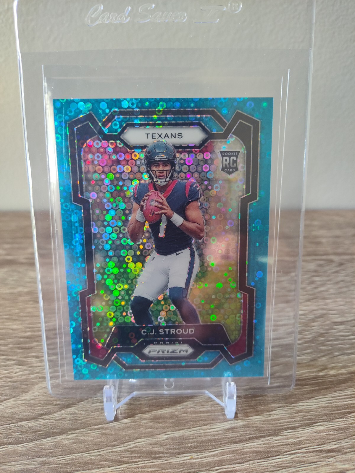 CJ STROUD 2023 Panini Prizm 339 Blue No Huddle Disco RC Rookie 09/95 💥