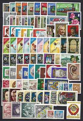 HUNGARY - 1972. Complete Year set with Blocks 112EUR!!