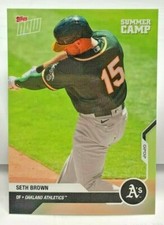 ERROR Seth Brown 2020 Topps Now Summer Camp Edition Wave 3 RC#OD-518 A's SP/1763