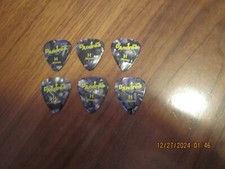 6 Pack of D'Andrea USA Grey Pearloid Guitar Picks - Heavy Gauge 1460