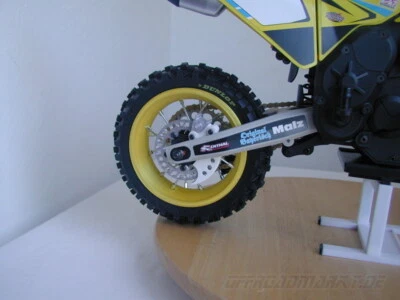 OFFROADMARKT Cubierta de freno trasero Losi Promoto SM FXR MX aleta de tiburón MX 1/4 RC mejoras de bicicleta
