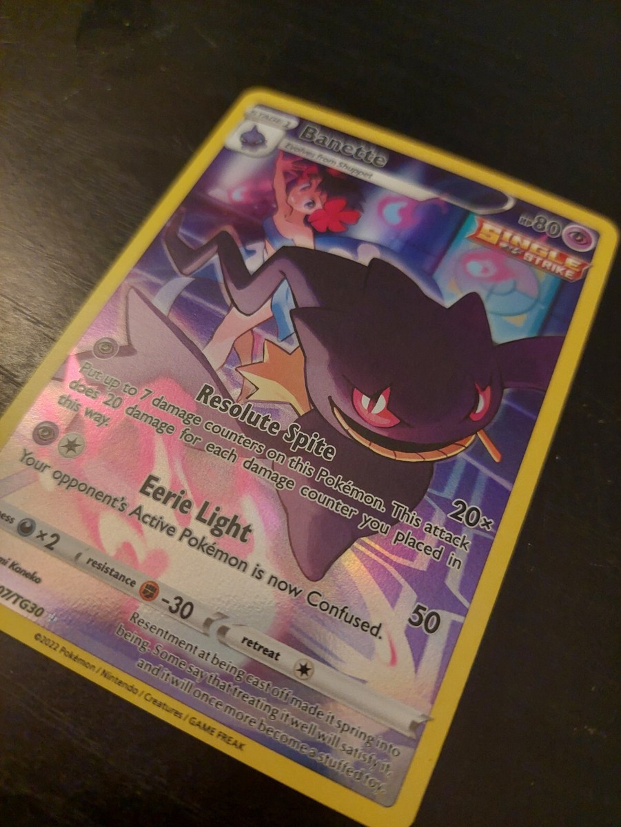 banette full art pokemon card Amazon.com: Pokemon - Banette ex 229/198 - Scarlet & Violet - Ultra Rare main image 1