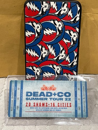 GRATEFUL DEAD WALLET Stacked Stealies Design & 2022 DEAD & CO. VIP LAMINATE - Bild 8 von 10