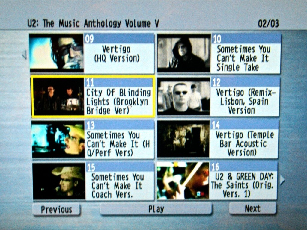 U2 & Bono Music Video Anthology 1981 to 2016 7 DVD Set with
