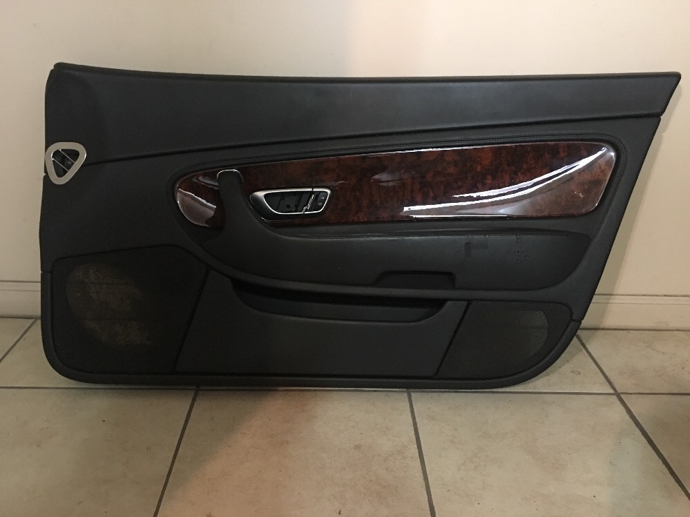 Front Right Passenger Door Trim Burnt Oak Wood OEM Bentley Continental GT