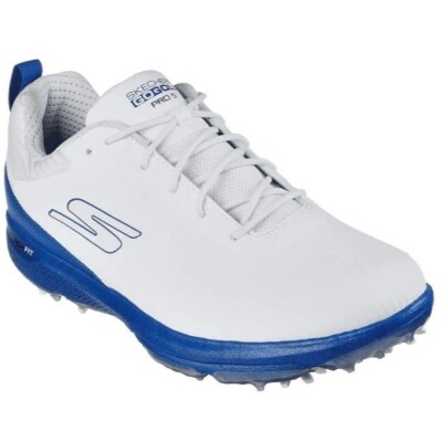 Skechers Men Arch Fit Go Golf Pro Hyper Golf Shoes SN 214044 White Size 