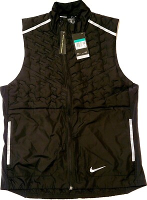 NIKE AEROLOFT VEST XLサイズ nike aeroloft running vest mens xl black | eBay