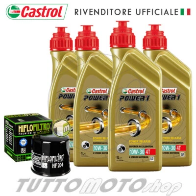 CASTROL - HIFLO Tagliando HONDA NC 750 X 2014 2015 2016 2017 2018 / Olio Castrol 10W30 + Filtro