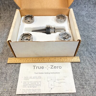 TRUE ZERO 5 Pc 40 CV CNC Tool Holder Alignment Tool #42400