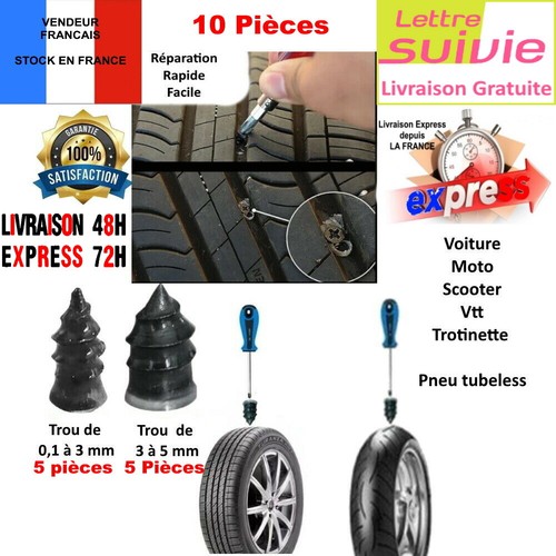 Kit de réparation - MICHELIN - Universel - 2 démontes pneus - 6 rustines - 1 grattoir - Sport Kit de réparation - MICHELIN - Universel - 2 démontes pneus - 6 rustines - 1 grattoir - Sport