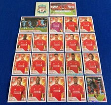 Merlin Topps Premier League 2015 Football Stickers LIVERPOOL Team Pro Recovered