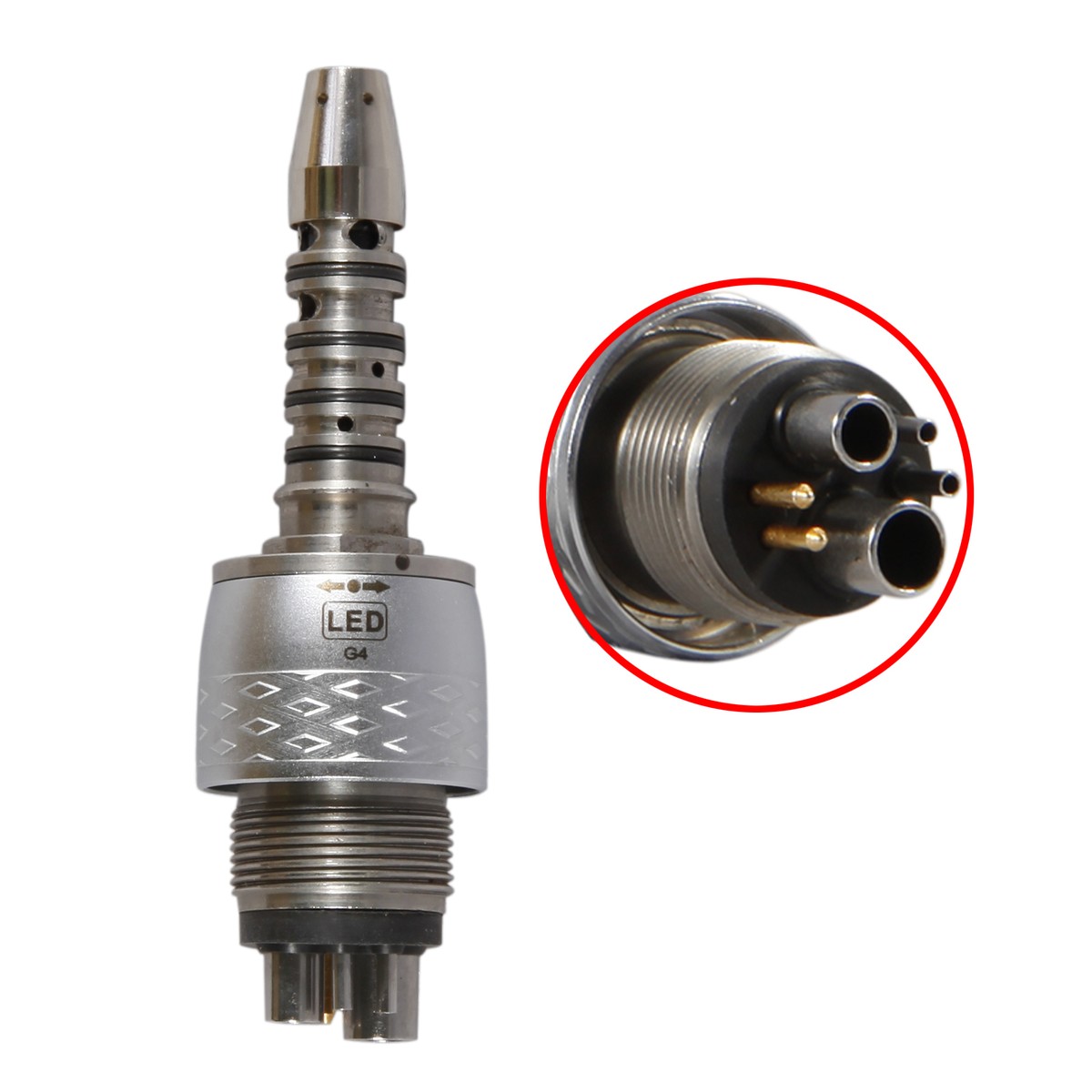 Dental Fiber Optic LED High Speed Handpiece fit Sirona R/F