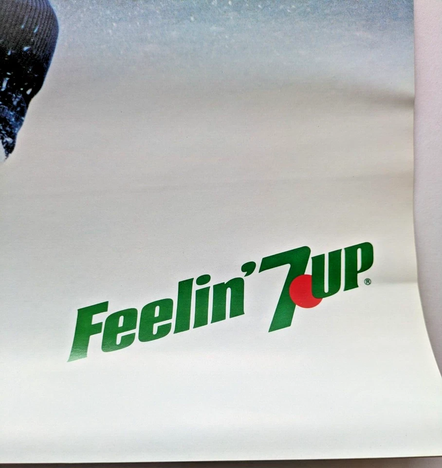 WAYNE GRETZKY Vintage Original Edmonton Oilers 1982 Feelin' 7-Up 19x25 POSTER - Image 2 of 4