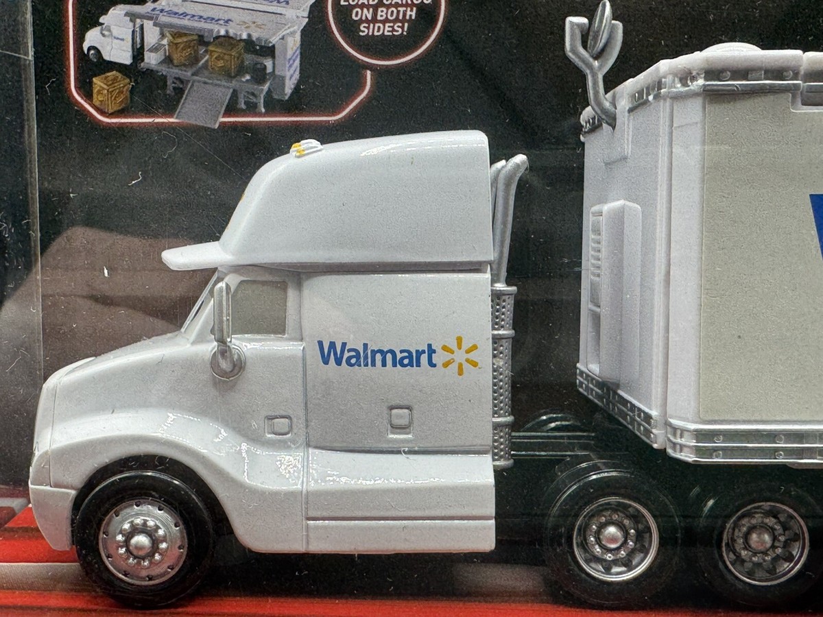 Disney Pixar Cars 3 Wally Hauler Walmart Semi Truck Mattel