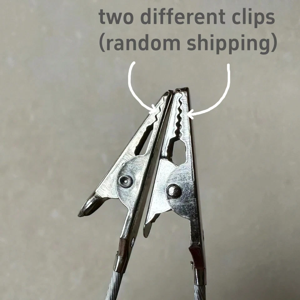 20/50x Wood Metal Photo Alligator Clip Memo DIY Wires Picture Holder Table Stand - Image 4 of 4