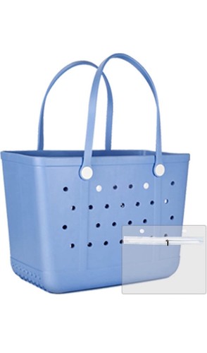 Uwyriwooq Rubber Beach Tote Bag, X Large Beach Bag, EVA Waterproof/Sandproof