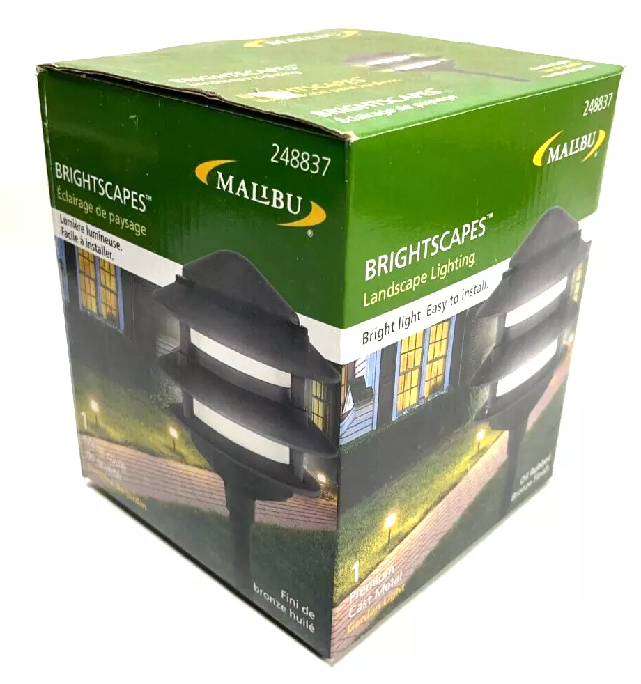 Malibu Brightscapes Premium Cast Metal Garden Landscape Light Oil