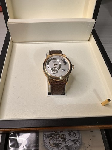 GLASHUTTE  Original 18K RoseGold 39mm PanoMaticLunar 90-02-01-01-04 Box Warranty