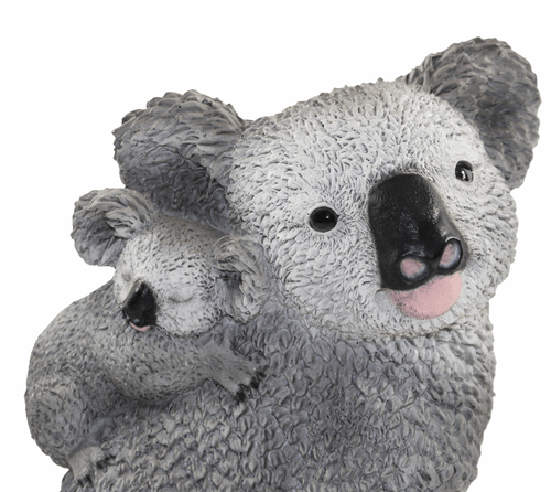 Figura Decorativa Koala Oso Con Bebé Colección Castagna De Resin H 23 CM - Imagen 2 de 5