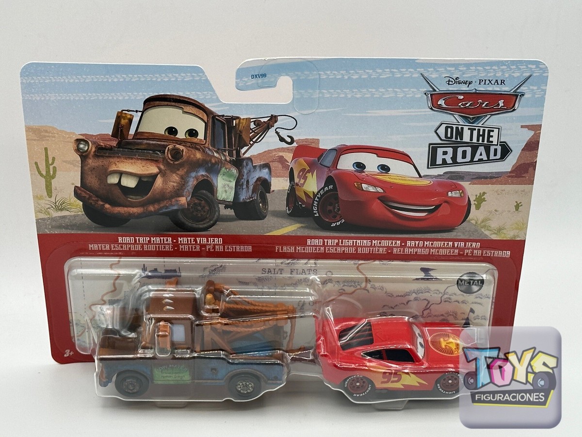 NEW DISNEY PIXAR CARS LIGHTNING MCQUEEN MATER WORKING TOW HOOK 2022 DXV99