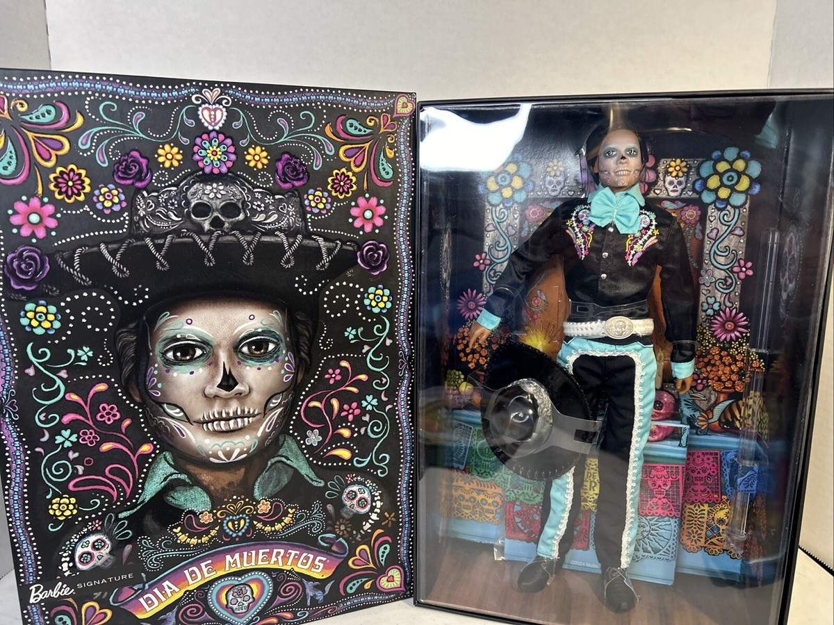 Ken Dia De Los Muertos 2024 Barbie Doll Day of the Dead Mattel