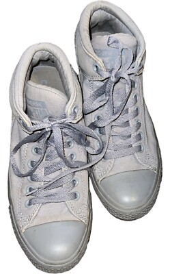 Converse Shoes Chuck Taylor All Star Mid-Top Mens 7 Women s 9 All Gray Putty