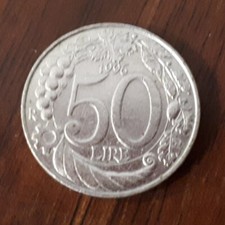 50 Lire Turrita Piccola 1996 Perfetta
