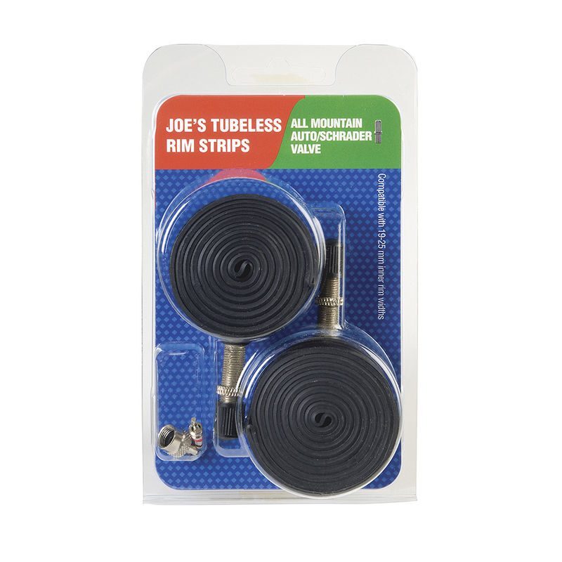 JOES SET 2 CAMERE D''ARIA PER TUBELESS CON VALVOLA SCHRADER schrader 19-25 mm