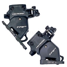 TRP HYRD Flat Mount Front Rear 160 Cable Hydraulic Disc Brake Caliper Black