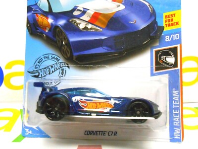 【中古】「非常に良い」Hot Wheels 2019 Hw Race Team - Corvette C7.R 193/250 Blue 2019 Hot Wheels Chevrolet Corvette C7.R HW RACE TEAM BLUE 8/10 CR7